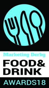 Marketing derby food drink awards logo