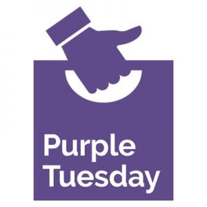 purple tuesday logo